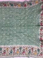 Tussar Bandhej Saree