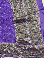 Tussar Bandhej Saree