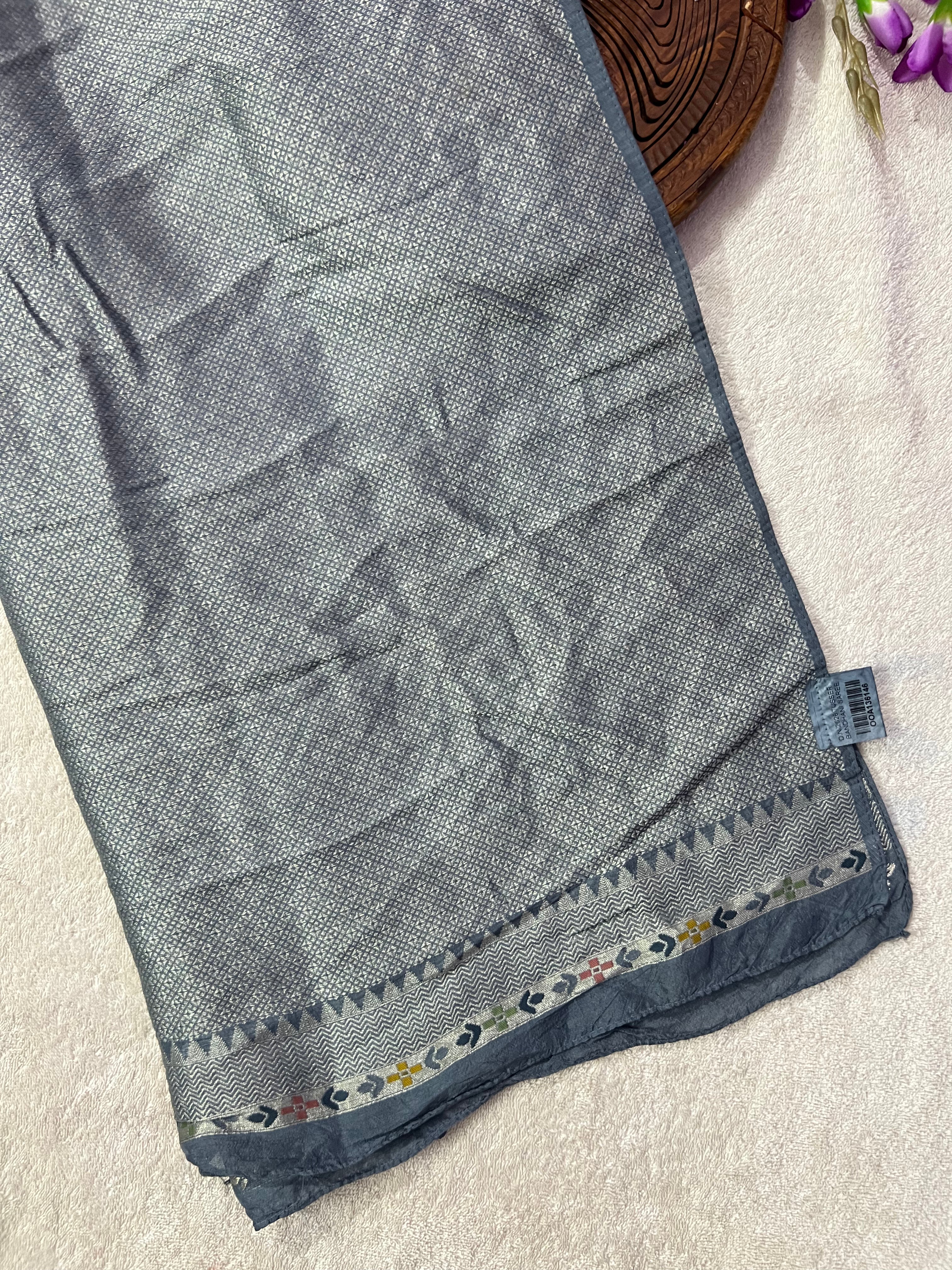 Tussar Bandhej Saree