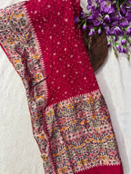 Tussar Bandhej Saree