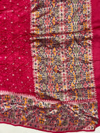 Tussar Bandhej Saree