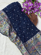 Tussar Bandhej Saree