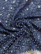 Tussar Bandhej Saree