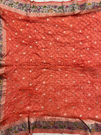 Tussar Bandhej Saree