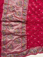 Tussar Bandhej Saree
