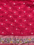 Tussar Bandhej Saree