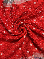 Tussar Bandhej Saree