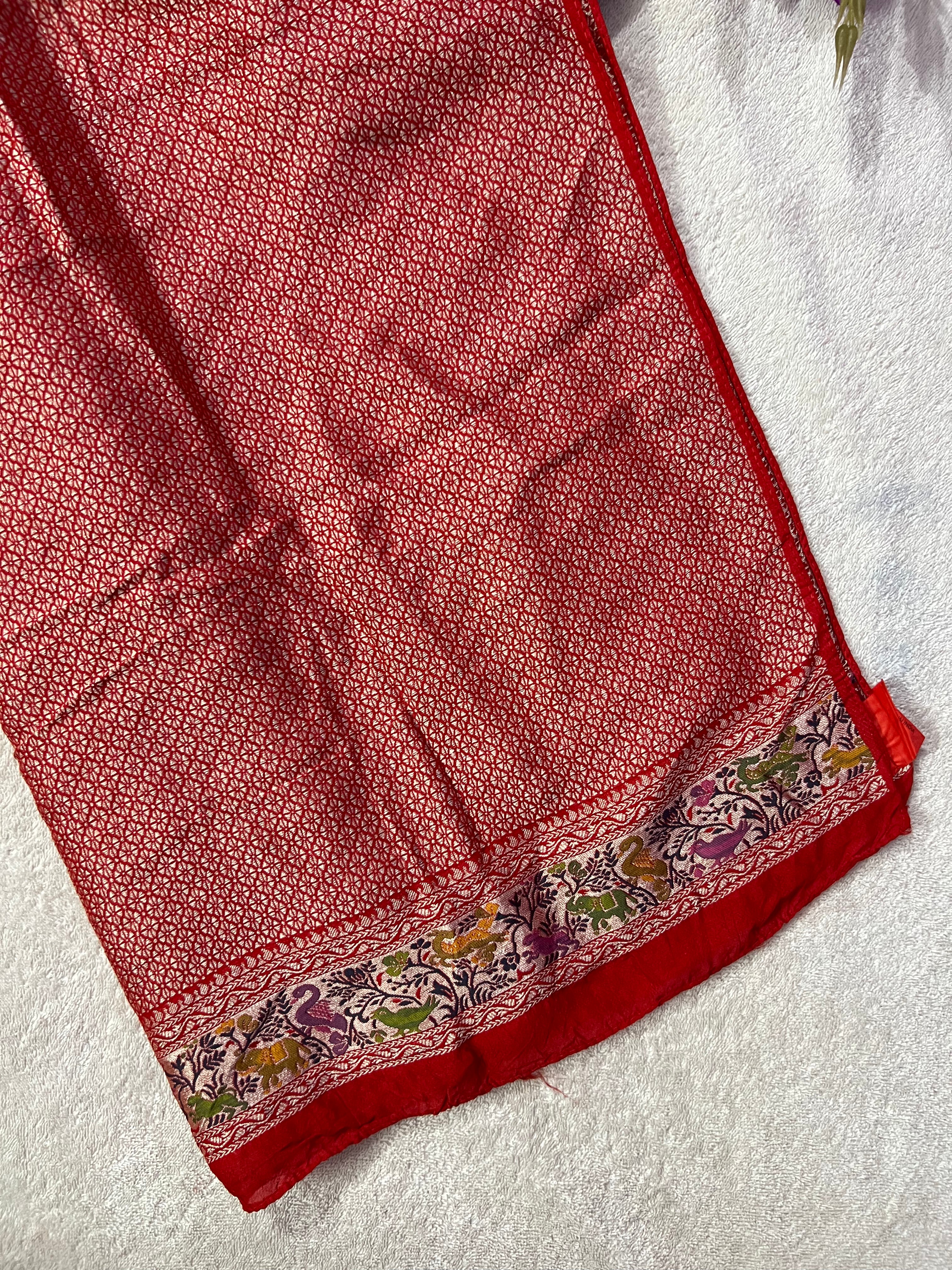 Tussar Bandhej Saree
