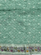 Tussar Bandhej Saree