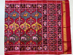 Handwoven Patola Silk Saree Matka Designer Multi Motif