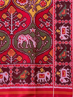 Handwoven Patola Silk Saree Matka Designer Multi Motif