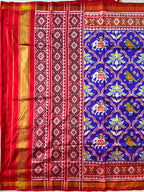 Handwoven Patola Silk Saree Traditional Design