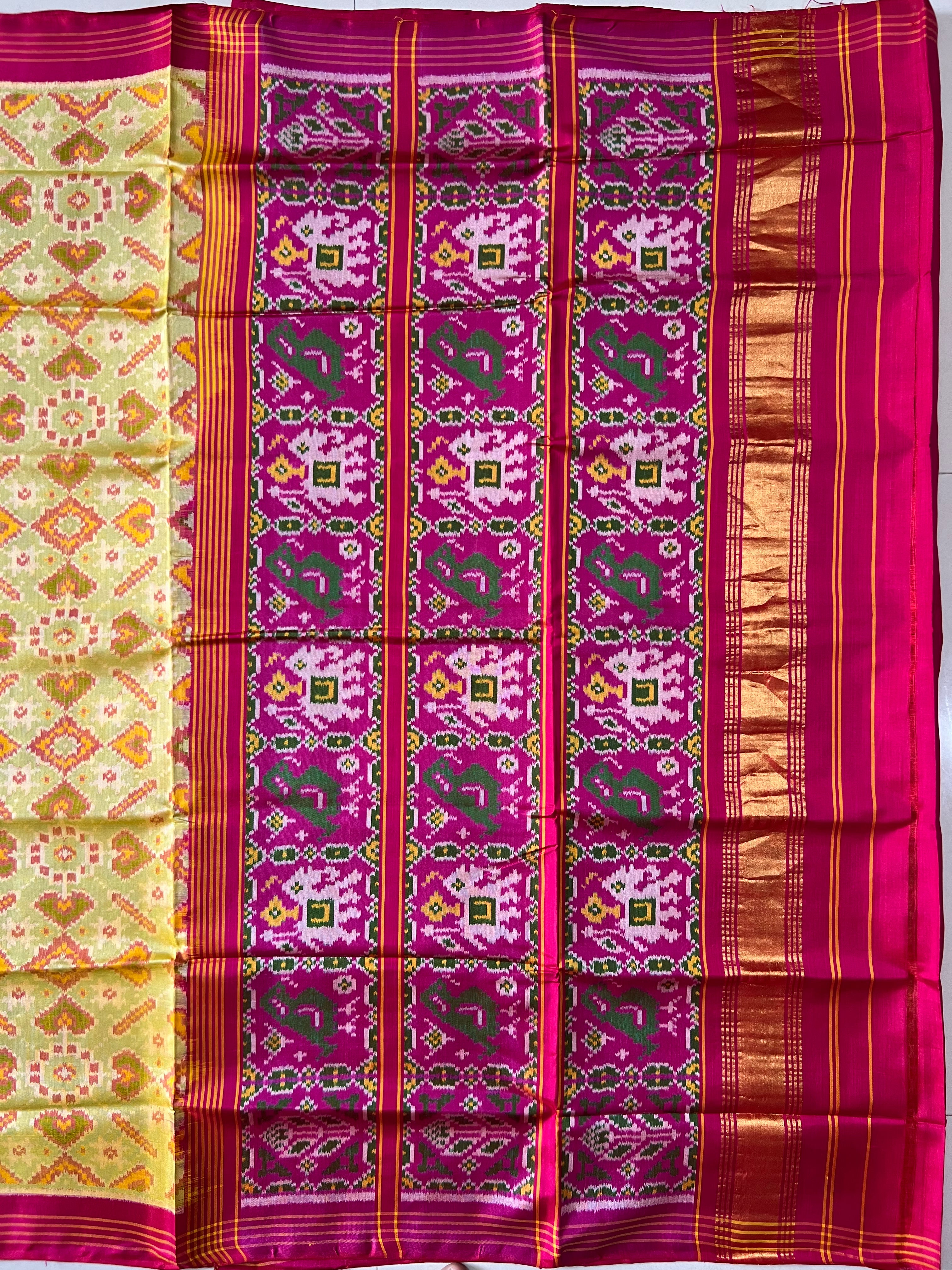 Handwoven Patola Silk Saree Manekchowk