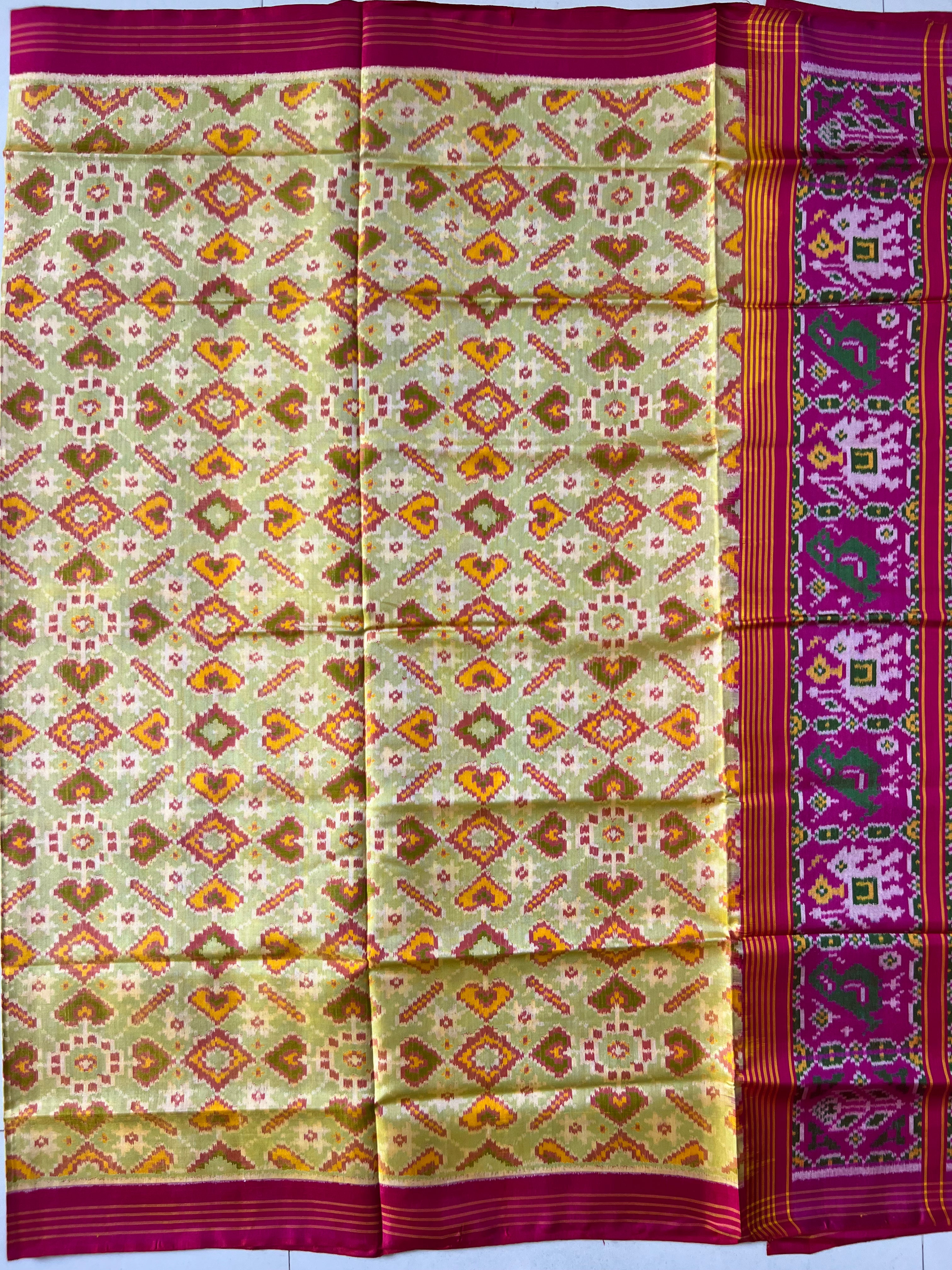 Handwoven Patola Silk Saree Manekchowk