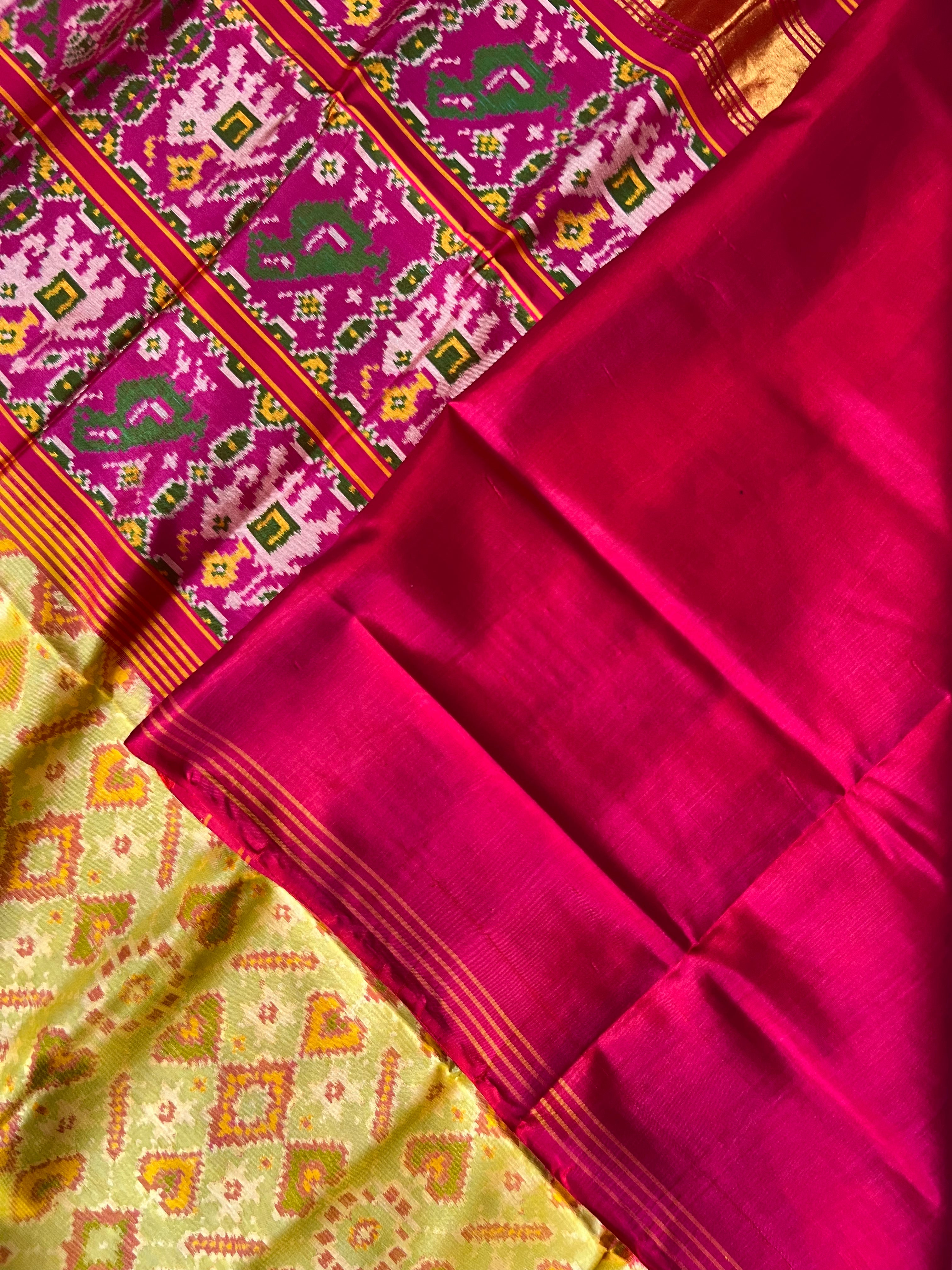 Handwoven Patola Silk Saree Manekchowk