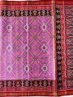 Handwoven Patola Silk Saree Manekchowk design