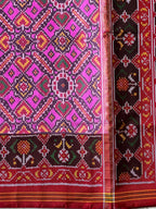 Handwoven Patola Silk Saree Manekchowk design