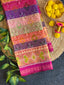 Multicolor Traditional Design Handwoven Patola Silk Saree