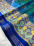 Skirt Border With Pan-Chanda Patola Silk Saree