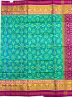 Handwoven Patola Silk Saree Chabadi Design