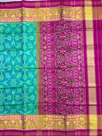Handwoven Patola Silk Saree Chabadi Design