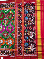 Twill Weaving Handwoven Patola Silk Saree