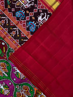 Twill Weaving Handwoven Patola Silk Saree