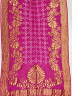 Georgette Handloom Bandhej Saree