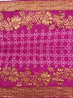 Georgette Handloom Bandhej Saree