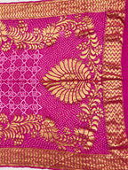 Georgette Handloom Bandhej Saree