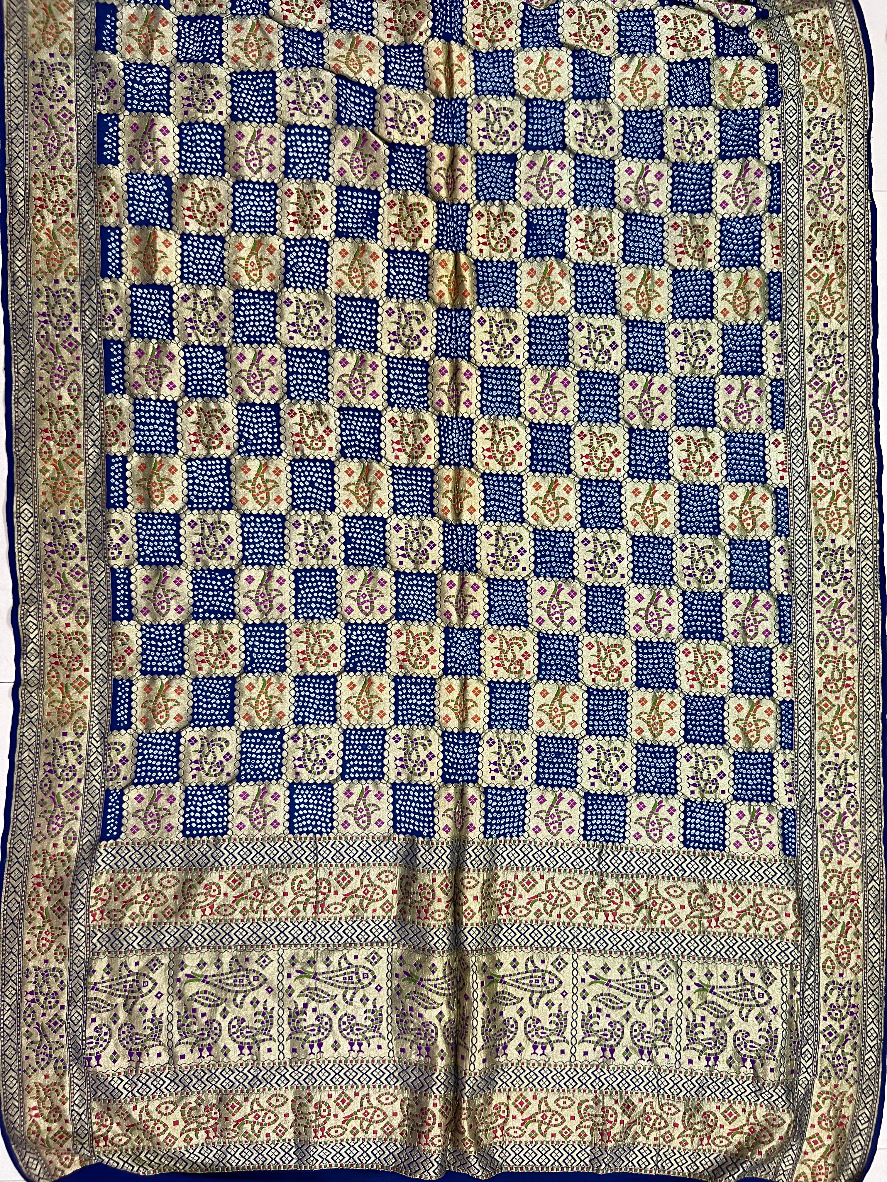 Georgette Handloom Bandhej Saree