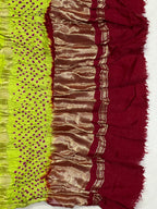 Gaji Silk Checks Bandhej Dupatta