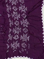 Gaji Silk Bandhej Dupatta