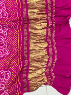 Gaji Silk Bandhej Dupatta