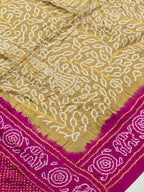 Gaji Silk Bandhej Dupatta