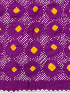 Gaji Silk Bandhej Dupatta