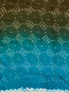 Gaji Silk Bandhej Dupatta