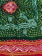 Gaji Silk Bandhej Dupatta