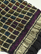 Gaji Silk Checks Bandhej Dupatta