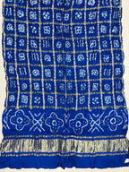 Gaji Silk Checks Bandhej Dupatta