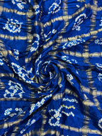 Gaji Silk Checks Bandhej Dupatta