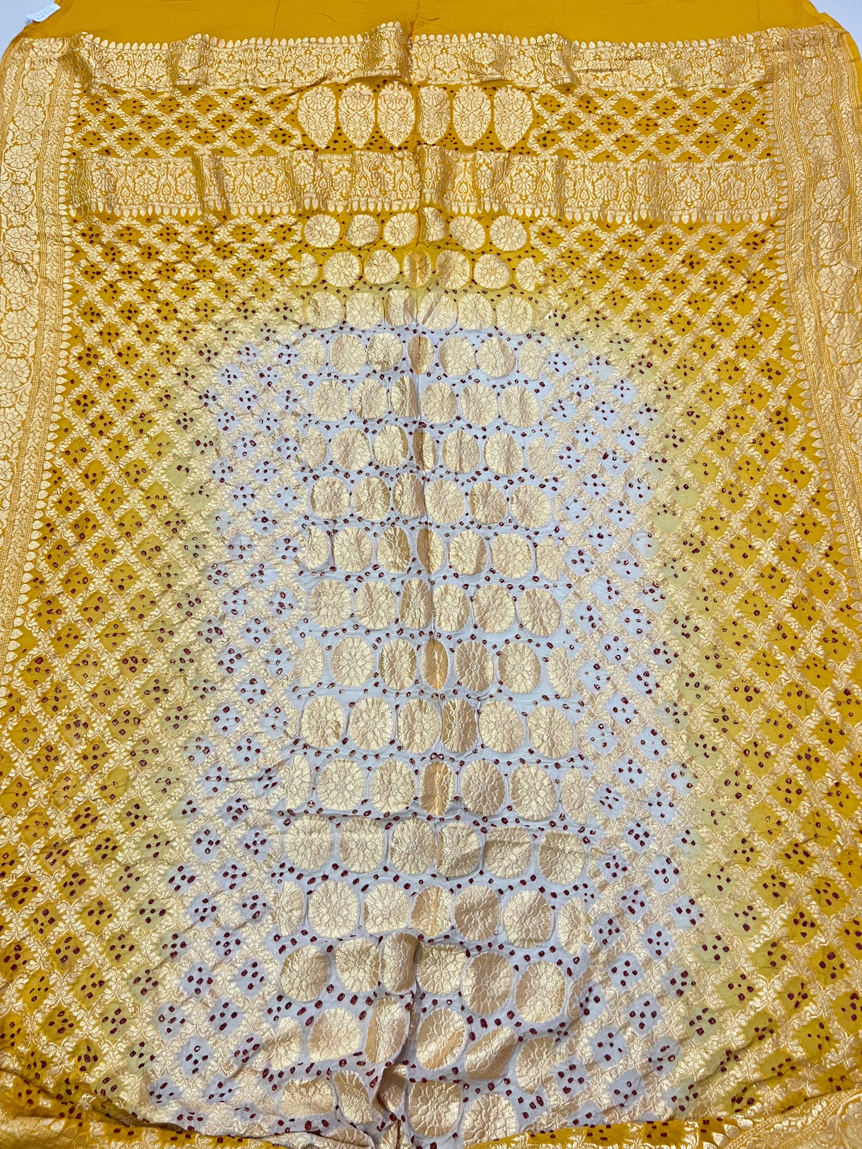 Georgette Bandhej Dupatta