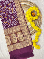 Georgette Bandhej Dupatta