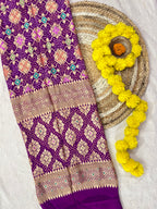 Georgette Bandhej Dupatta