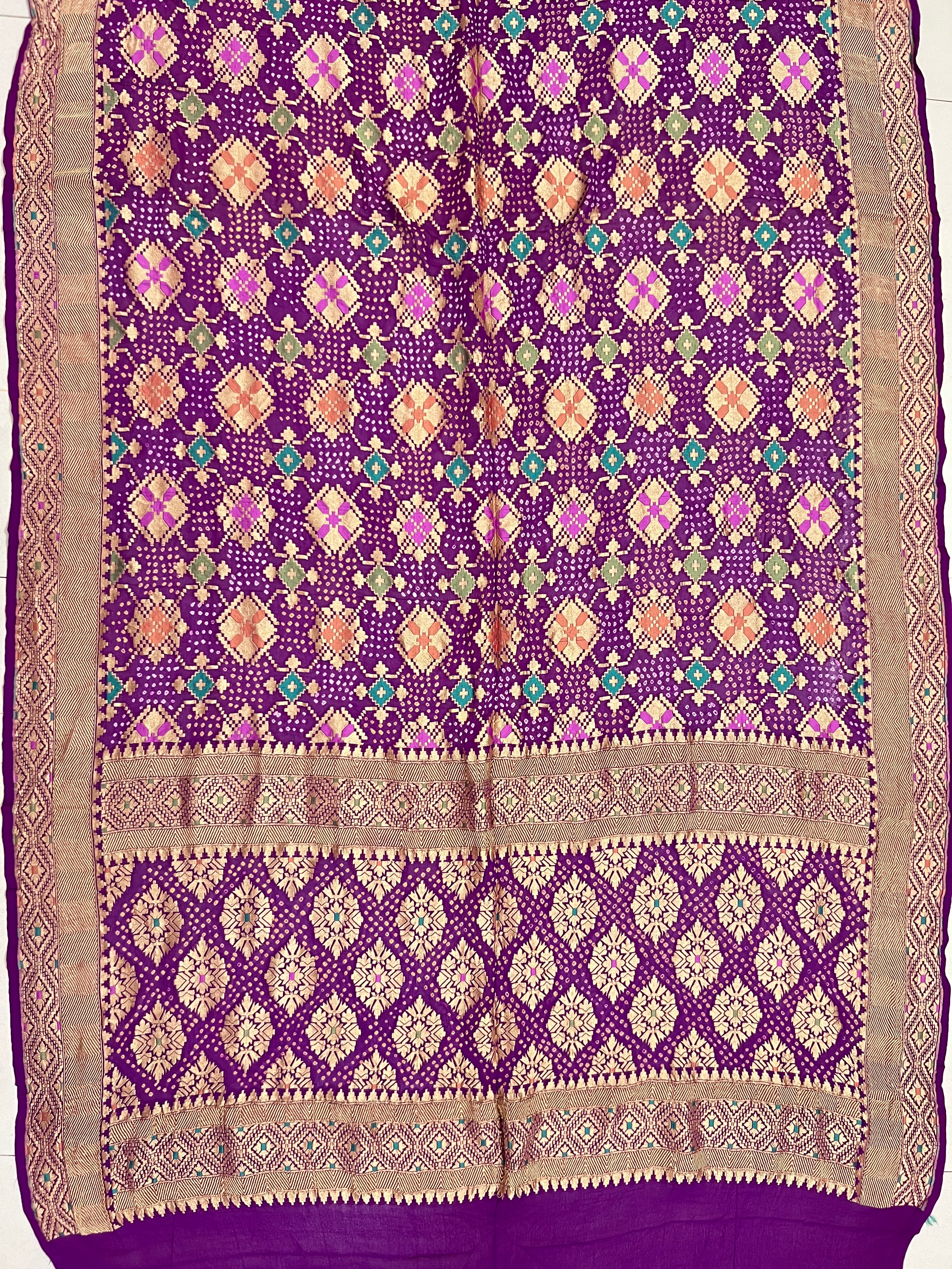 Georgette Bandhej Dupatta Secondary image