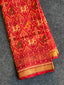 Handwoven Patola Silk Saree Red Narikunjan