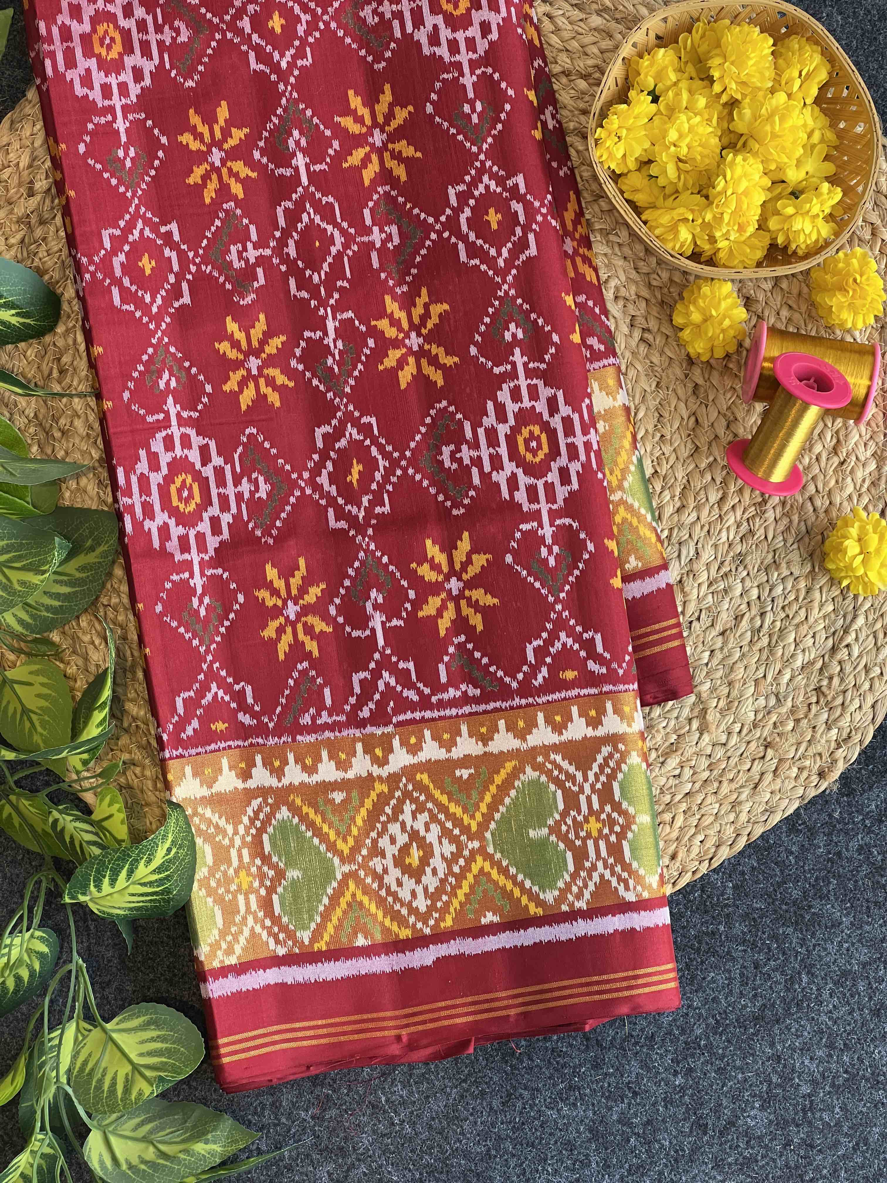 Handwoven Patola Silk Saree