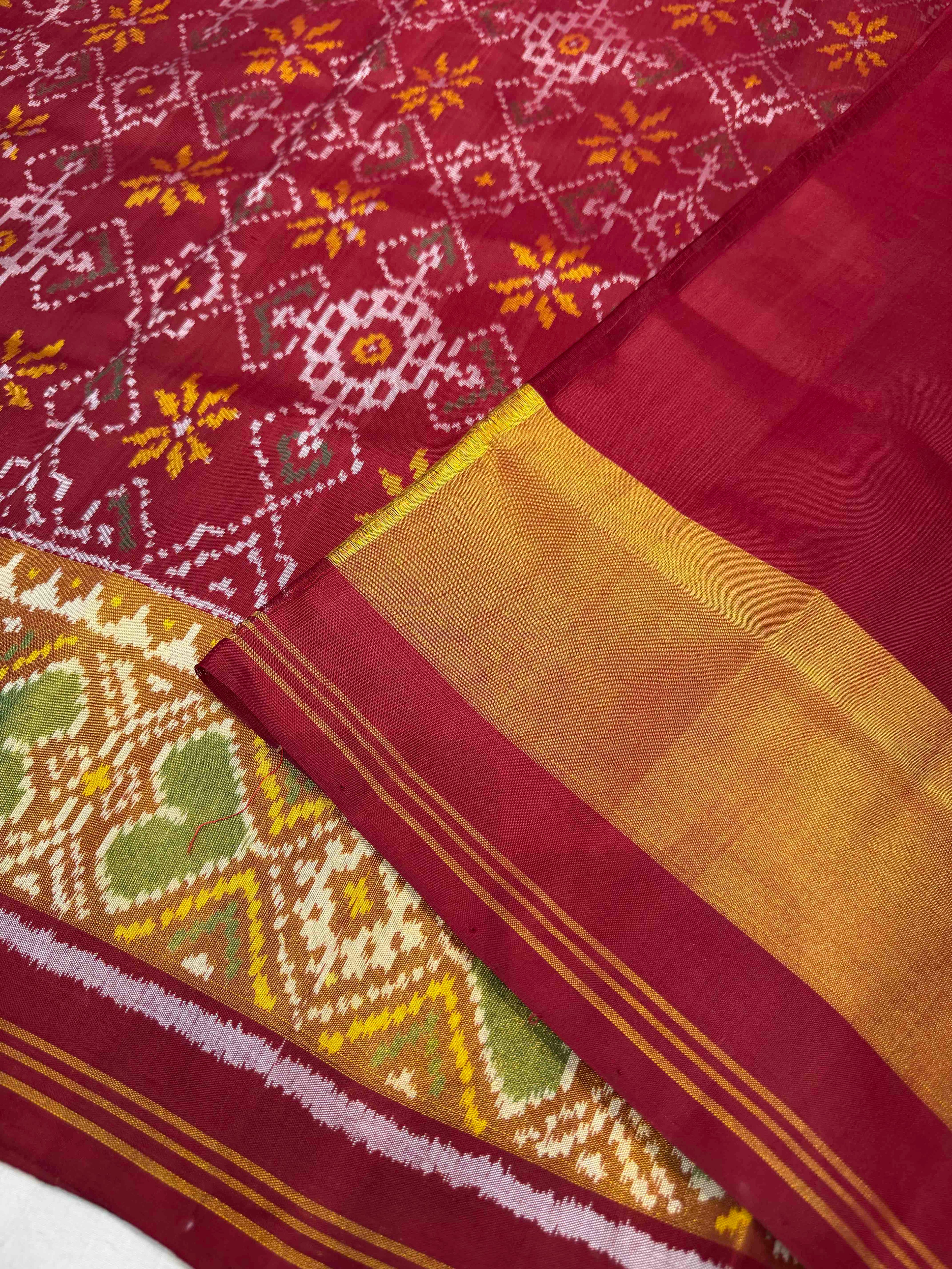 Handwoven Patola Silk Saree