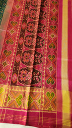 Buttonful Handwoven Patola Silk Saree