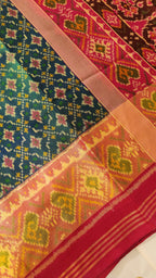 Buttonful Handwoven Patola Silk Saree